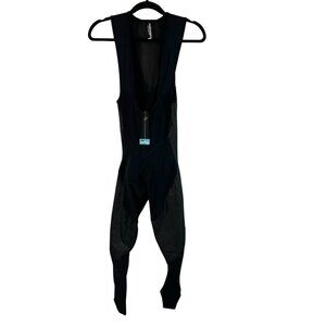 ASSOS of Cycling Suit Tights Large Black Padded Seat Stirups Tank Mesh Athletic